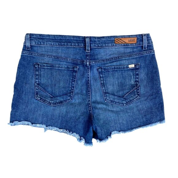 Vans Vintage Mini Denim Jean Shorts Size 13 - Picture 2 of 6